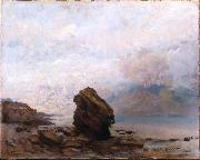 Gustave Courbet Isolated Rock oil